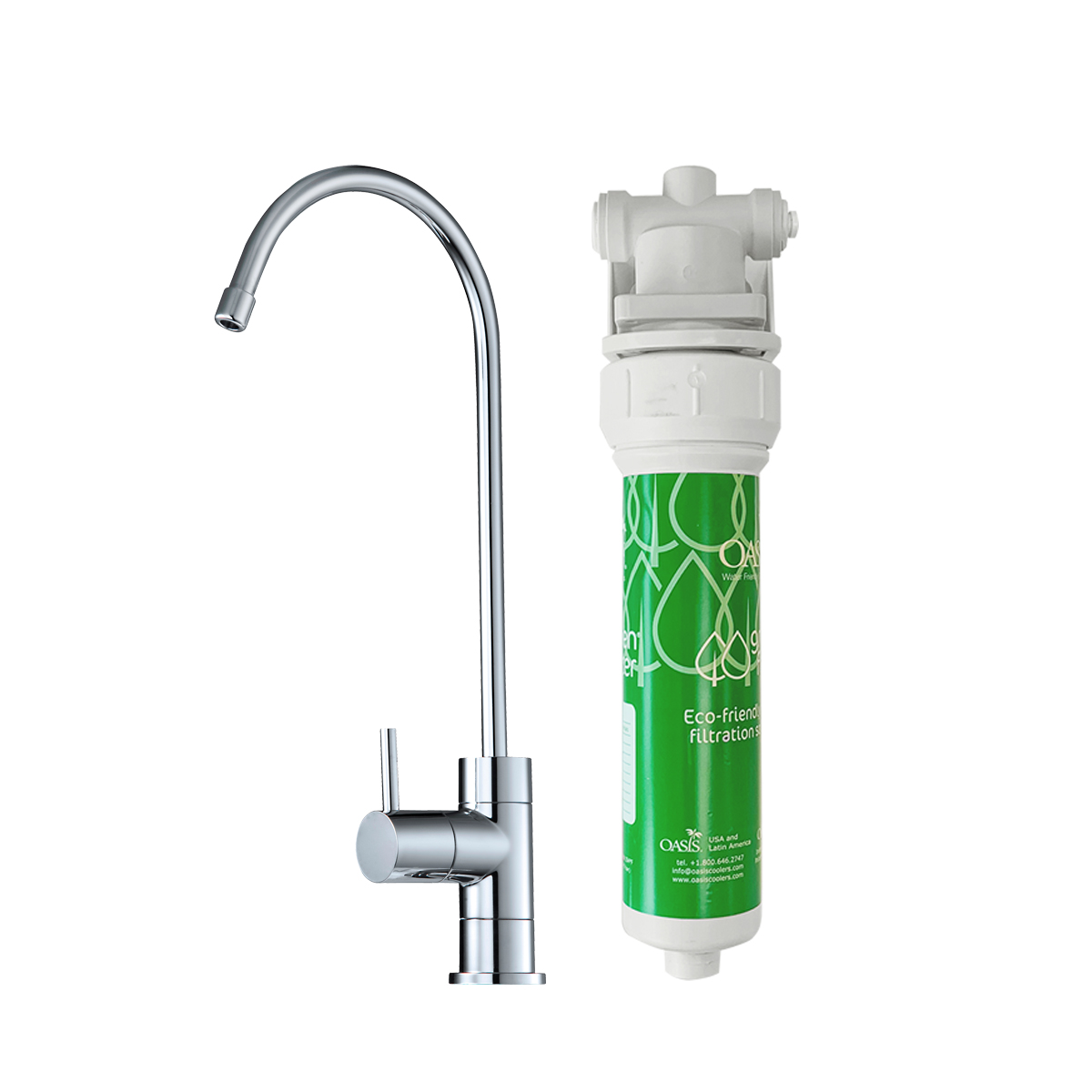 Under Bench Green Filter System Hydration Solutions, Water Coolers